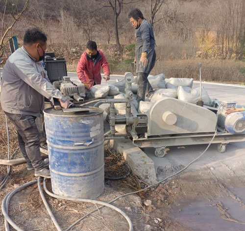 博白路面下沉注浆