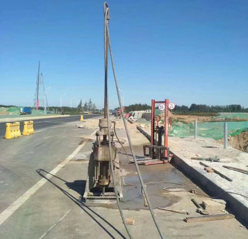 博白公路高聚物注浆加固